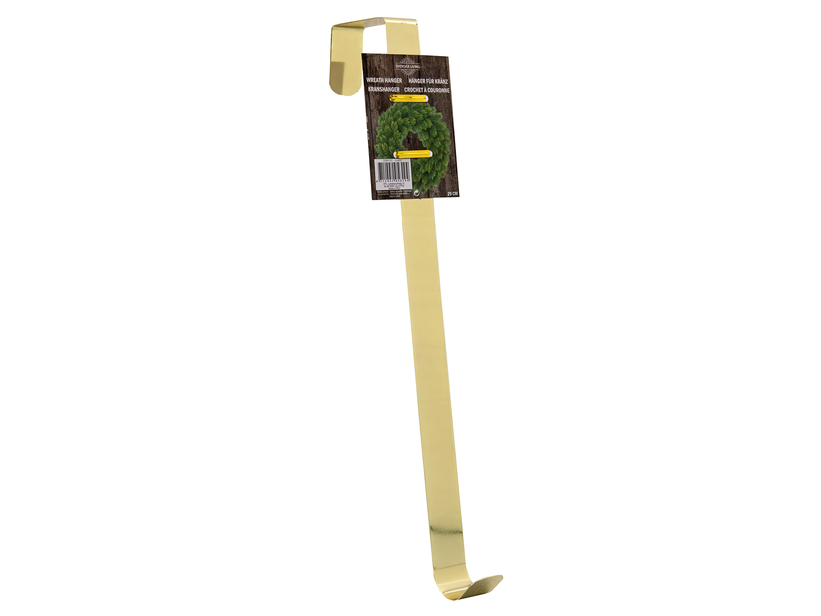 Deco Zimowe hak na wianek na drzwi ZŁOTY Deco Winter wreath hanger on door GOLD 23097157