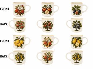 LA NATURE kubek 330 ml MIX LA NATURE mug 330 ml MIX