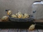 LED lampki metalowe ciepłe 10 diod szyszki złot AA LED metal gold 10 pcs warm light PINECONE 23121156